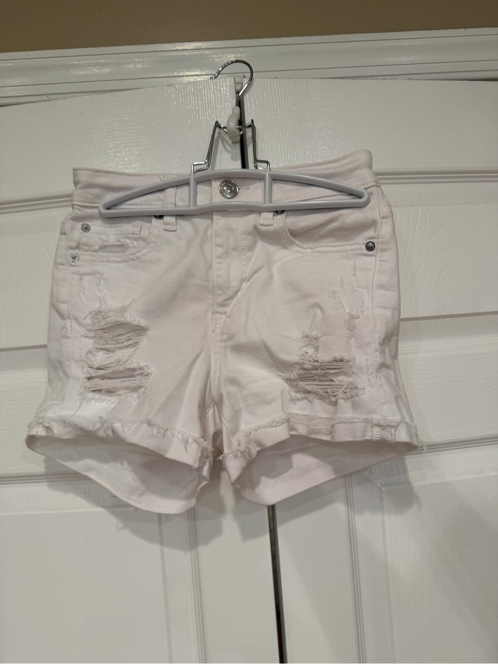 American eagle super stretch denim shorts
